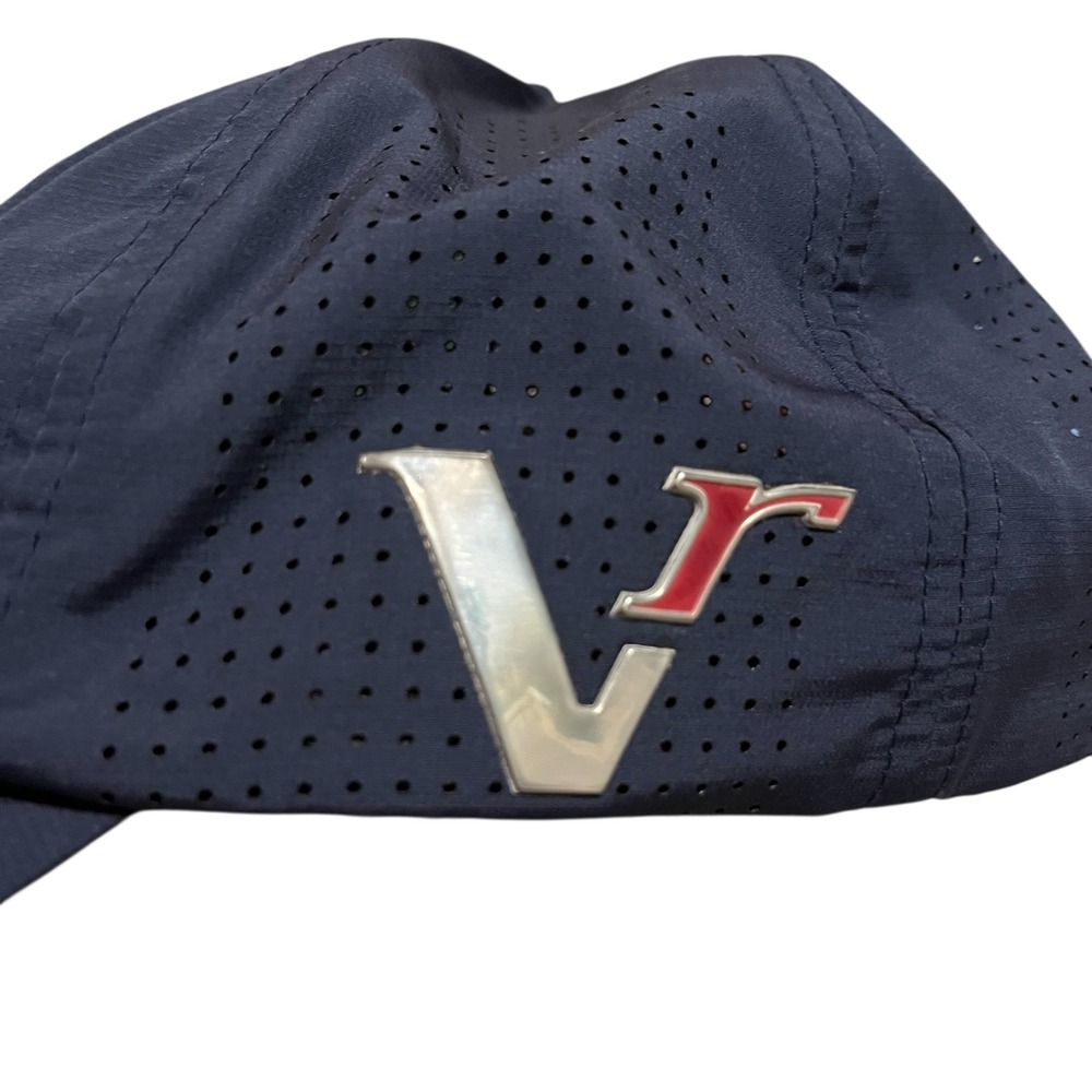 Nike Golf One Vapor Hat Mens Navy Blue Perforated Performance Adjustable Cap - Picture 5 of 9